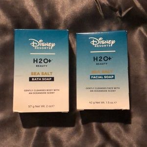H2O+ facial and bath soaps